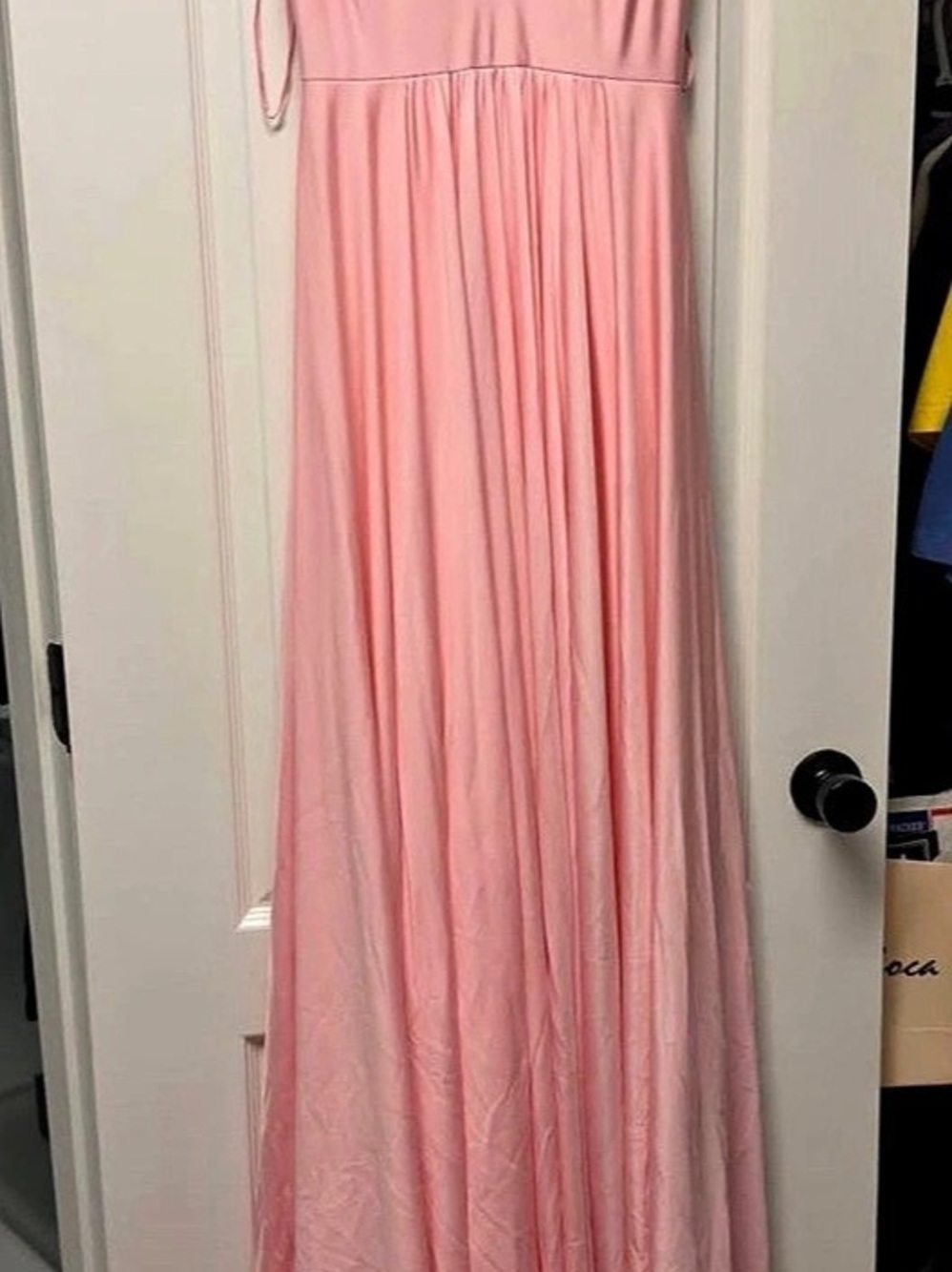 Jovani Pink Maxi Dress Size 2 Like New